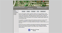 Desktop Screenshot of precisecircuits.com